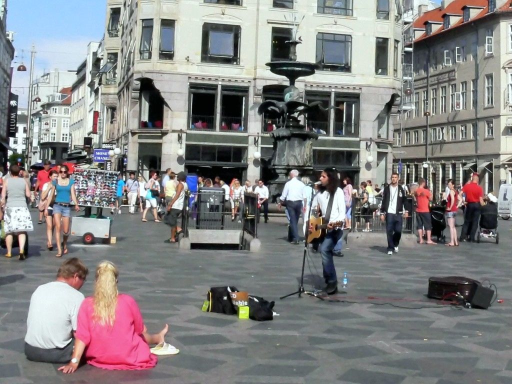 Уличная музыка Копенгагена